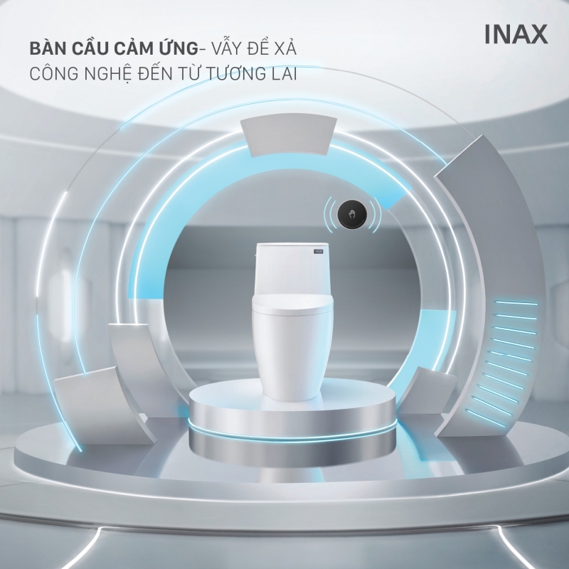 Bồn Cầu 1 Khối INAX ACT-902VN (xả cảm ứng)